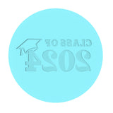 2024 Graduation Cookie Cutter | Stamp | Stencil #4D Wedding / Baby / V Day Cookie Cutter Lady MINI - 2 Inches (5cm) Debosser ONLY