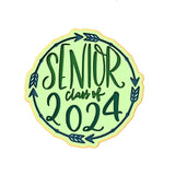 2024 Graduation Cookie Cutter | Stamp | Stencil #5E Wedding / Baby / V Day Cookie Cutter Lady