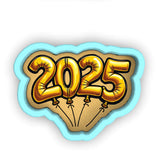 a bunch of balloons that are in the shape of numbers