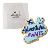 Adventure Awaits Cookie Cutter | Stamp | Stencil #1 Animals & Dinosaurs Cookie Cutter Lady MINI - 2 Inches (5cm) Stencil ONLY