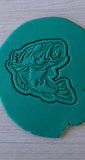 Bass Cookie Cutter | Stamp | Stencil #1 Boys/ Army / Outdoorsman Cookie Cutter Lady
