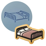 Bed Cookie Cutter | Stamp | Stencil #1 Bachelorette & Bachelor Cookie Cutter Lady MINI - 2 Inches (5cm) Debosser ONLY