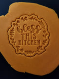 Bless This Kitchen Cookie Cutter | Stamp | Stencil #1 Easter / Spring / Flower Cookie Cutter Lady