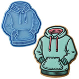 Blue Hoodie Cookie Cutter | Stamp | Stencil - SHARP EDGES - FAST Shipping - Choose Your Own Size! #1 Cookie Cutter Lady