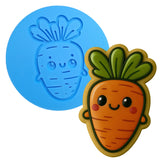 a cookie cutter with a picture of a carrot