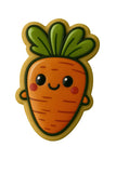 Carrot Cute Cookie Cutter | Stamp | Stencil #1