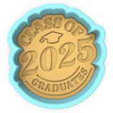 a blue and gold graduation seal with the words class of 2012 on it