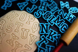 College Alphabet Cookie Cutter Set Letters/ Numbers/ Shapes Cookie Cutter Lady