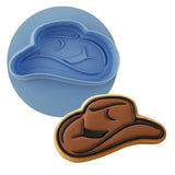 Cowboy Hat Cookie Cutter | Stamp | Stencil #1 Miscellaneous Cookie Cutter Lady