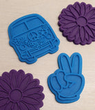 Daisy Flower Cookie Cutter | Stamp | Stencil #2 Animals & Dinosaurs Cookie Cutter Lady