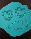 Deer Antler Hook Cookie Cutter | Stamp | Stencil #1 Boys/ Army / Outdoorsman Cookie Cutter Lady