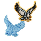 Falcon Eagle Hawk Cookie Cutter | Stamp | Stencil #1 Animals & Dinosaurs Cookie Cutter Lady MINI - 2 Inches (5cm) Stamp ONLY