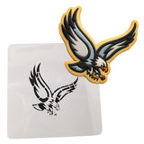Falcon Eagle Hawk Cookie Cutter | Stamp | Stencil #1 Animals & Dinosaurs Cookie Cutter Lady MINI - 2 Inches (5cm) Stencil ONLY