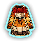 a picture of a dress with a belt