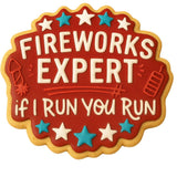 Firework Expert Cookie Cutter | Stamp | Stencil #1 Cookie Cutter Lady