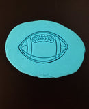 Football Cookie Cutter | Stamp | Stencil - SHARP EDGES - FAST Shipping - Choose Your Own Size! #2 Cookie Cutter Lady