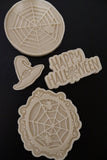 Happy Halloween Web Cookie Cutter | Stamp | Stencil #1 Halloween / Fall Cookie Cutter Lady
