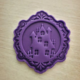 Haunted House Frame Cookie Cutter | Stamp | Stencil #1 Halloween / Fall Cookie Cutter Lady