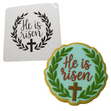 He is Risen Cookie Cutter | Stamp | Stencil #3 Easter / Spring / Flower Cookie Cutter Lady