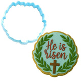 He is Risen Cookie Cutter | Stamp | Stencil #3 Easter / Spring / Flower Cookie Cutter Lady
