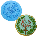 He is Risen Cookie Cutter | Stamp | Stencil #3 Easter / Spring / Flower Cookie Cutter Lady