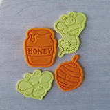 Honey Cookie Cutter | Stamp | Stencil #1 Easter / Spring / Flower Cookie Cutter Lady