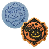 Jack O' Lantern Frame Cookie Cutter | Stamp | Stencil #1 Halloween / Fall Cookie Cutter Lady MINI - 2 Inches (5cm) Debosser ONLY