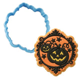 Jack O' Lantern Frame Cookie Cutter | Stamp | Stencil #1 Halloween / Fall Cookie Cutter Lady MINI - 2 Inches (5cm) Cookie Cutter ONLY (Outline)