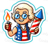 July 4th Presidents Party Cookie Cutter Set | Stamp | Stencil | Debosser St Pats / July 4th Cookie Cutter Lady 5. Thomas Jefferson Firework Cutter Only