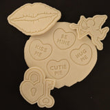 Kiss Lips Cookie Cutter | Stamp | Stencil #1 Girly / Dolls / Princess Cookie Cutter Lady