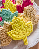 Maple Leaf Cookie Cutter | Stamp | Stencil #1 Halloween / Fall Cookie Cutter Lady