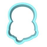 Number Eight Cookie Cutter | Stamp | Stencil birthday Cookie Cutter Lady MINI - 2 Inches (5cm) Cookie Cutter ONLY (Outline)