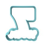 Number Seven Cookie Cutter | Stamp | Stencil birthday Cookie Cutter Lady