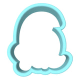 Number Six Cookie Cutter | Stamp | Stencil birthday Cookie Cutter Lady MINI - 2 Inches (5cm) Cookie Cutter ONLY (Outline)