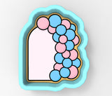 Pastel Balloon Column Cookie Cutter | Stamp | Stencil - SHARP EDGES - FAST Shipping - Choose Your Own Size! #1