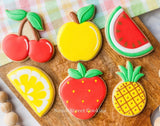 Pineapple Cookie Cutter Outline #2 Beach / Summer Cookie Cutter Lady
