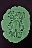 Pink Bunny Onesie Christmas Cookie Cutter | Stamp | Stencil - SHARP EDGES - FAST Shipping - Choose Your Own Size! #1 Cookie Cutter Lady