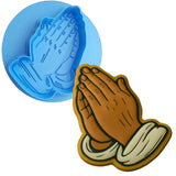 Praying Hands Cookie Cutter | Stamp | Stencil - SHARP EDGES - FAST Shipping - Choose Your Own Size! #1 Cookie Cutter Lady