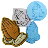 Praying Hands Cookie Cutter | Stamp | Stencil - SHARP EDGES - FAST Shipping - Choose Your Own Size! #1 Cookie Cutter Lady