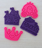 Princess Tiara Cookie Cutter | Stamp | Stencil #1 Girly / Dolls / Princess Cookie Cutter Lady