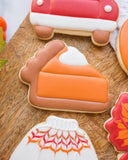 Pumpkin Pie Cookie Cutter | Stamp | Stencil #1 Halloween / Fall Cookie Cutter Lady