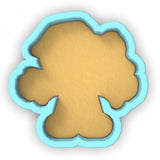 a cookie cutter shaped like a teddy bear