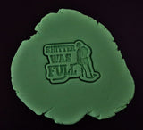 Shitter Was Full Cookie Cutter | Stamp | Stencil #2 Xmas / Winter / NYE Cookie Cutter Lady