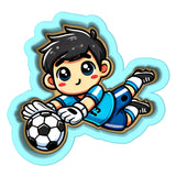Soccer Futbol Boys Cookie Cutter Set | Stamp | Stencil | Debosser #2 Cookie Cutter Lady