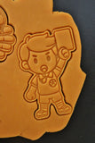 Soccer Ref Yellow Card Cookie Cutter | Stamp | Stencil - SHARP EDGES - FAST Shipping - Choose Your Own Size! #1 Cookie Cutter Lady