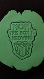 This Box is Meowing Cookie Cutter | Stamp | Stencil Xmas / Winter / NYE Cookie Cutter Lady