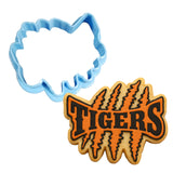 Tiger Claw Scratch Cookie Cutter | Stamp | Stencil #1 Animals & Dinosaurs Cookie Cutter Lady MINI - 2 Inches (5cm) Cookie Cutter ONLY (Outline)