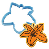 Tiger Lily Cookie Cutter | Stamp | Stencil #1 Animals & Dinosaurs Cookie Cutter Lady MINI - 2 Inches (5cm) Cookie Cutter ONLY (Outline)