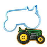 Tractor Cookie Cutter Outline & Stamp Comic Book / Vehicles Cookie Cutter Lady