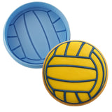 Waterpolo Cookie Cutter Sports Cookie Cutter Lady MINI - 2 Inches (5cm) **BUNDLE** Cutter + Stencil